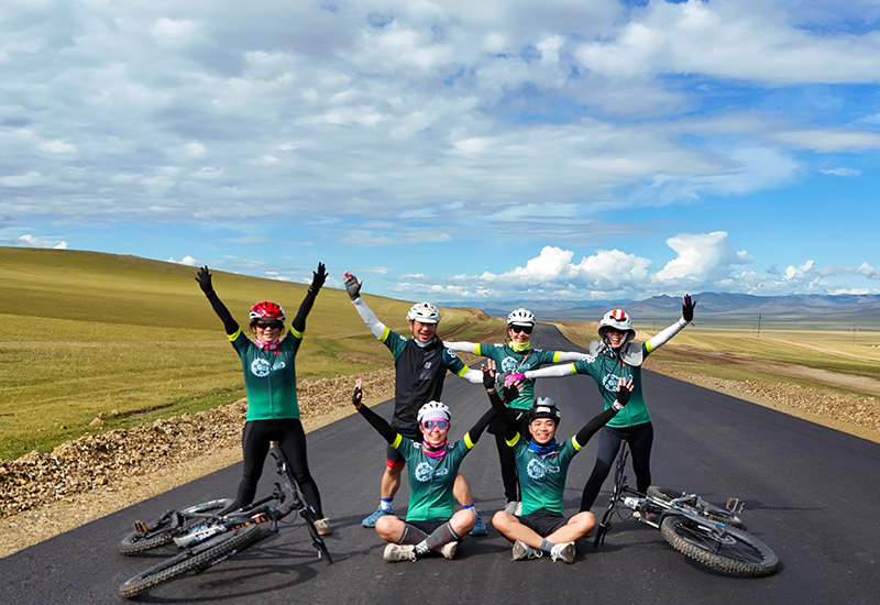 Cycling in Mongolia
